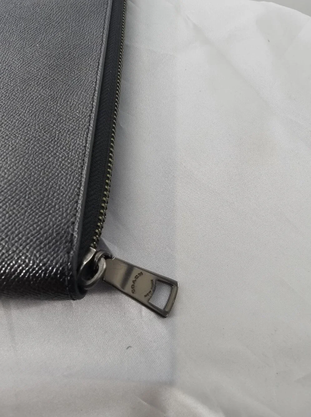 Coach Black Leather Buisness Portfolio